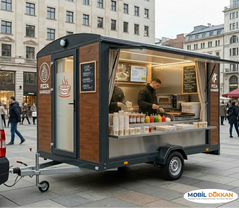 Odun Ateşinde Pizza Karavanı